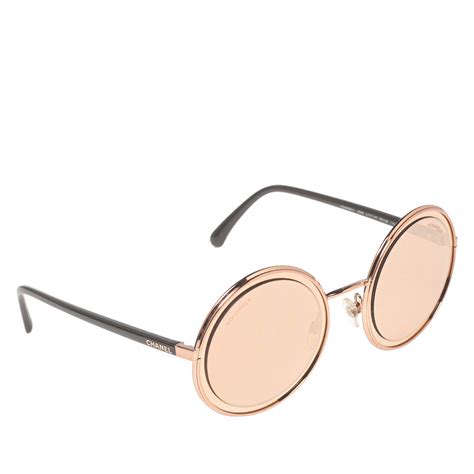 chanel rose gold sunglasses used|Chanel sunglasses price.